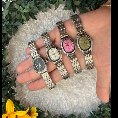 ساعت رنگی رنگی صفحه کوچیک جنس استیل