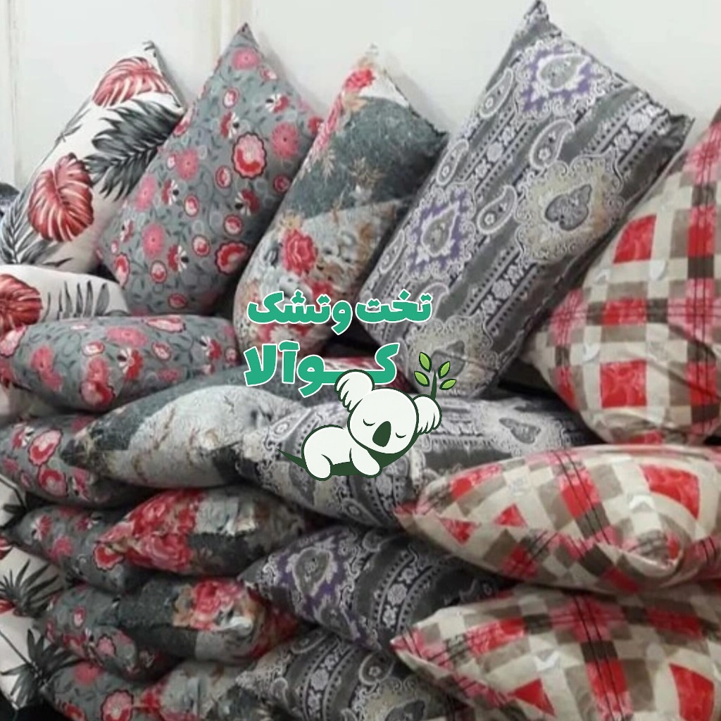 تخت خواب دونفره پازلی آینه چوبی پارچه ای کوالا