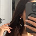 گوشواره حلقه ای تنیسی سایز متوسط
