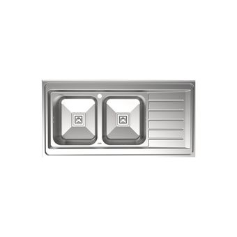 سینک ظرفشویی استیل کن مدل 9102s روکار