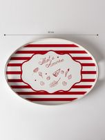 سینی بدون دسته مادام کوکو مدل Amore سایز 30*42 سانتی متر