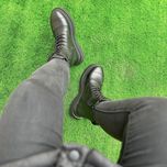 نیم بوت زنانه چرم طبیعی بغل زیپ SUBARO3