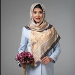 روسری برج میلاد و گنبد مینا تیره