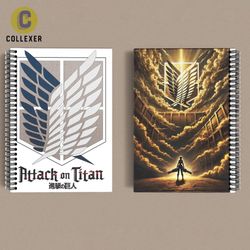 دفتر انیمه اتک آن تایتان (Attack On Titan) کد 05 (دو رو چاپ )