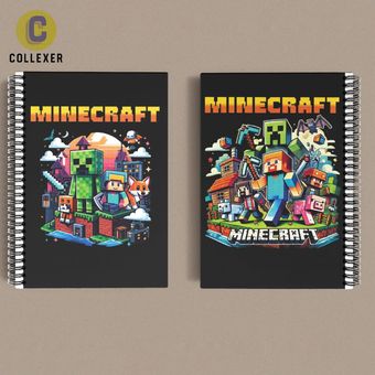 دفتر طرح بازی ماینکرافت (Minecraft) کد 16 (دو رو چاپ )