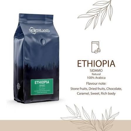 خرید قهوه %100 عربیکا اتیوپی سینگل اورجین (5KG)- برند نرس لند | BellaBar