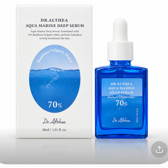 سرم آبرسان دکتر آلتیا Aqua Marine Deep Serum حاوی 70٪ آب بامبو حجم 30 میل