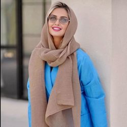 شال پلیسه شاین نخی وارداتی