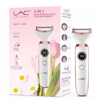 اپیلاتور اصلاح موی بدن لایچی مدل L-6006 اورجینال 4 کاره