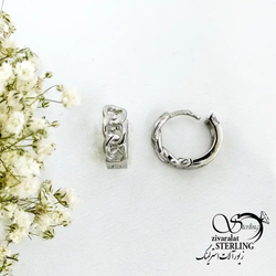 گوشواره نقره کلیپسی کارتیر عیار925 کد 19533