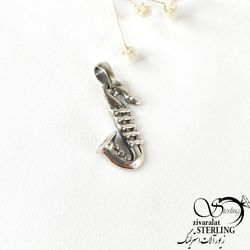 پلاک ساکسیفون نقره سایز کوچک کد 1956
