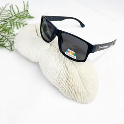 عینک دودی مشکی برند polarized کد 19591