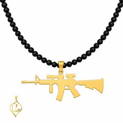 گردنبند طلا مردانه 18 عیار گالری صادقی مدل کلاش