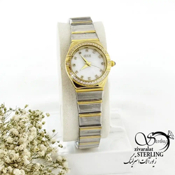 ساعت برند IEKE بند استیل دو رنگ کد 19954