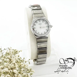 ساعت برند IEKE بند استیل سفید کد 19956