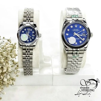 ساعت ست صفحه آبی برند رولکس (ROLEX) کد 19995