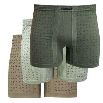 شورت پادار مردانه آریان نخ باف مدل 1461 *123 بسته 3 عددی