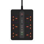 چندراهی برق و هاب شارژر هوشمند Porodo مدل Multi-Port Super Hub
