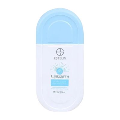 کرم ضد آفتاب بیرنگ استلین دارای 80 SPF مناسب انواع پوست حجم 100 میلی لیتر