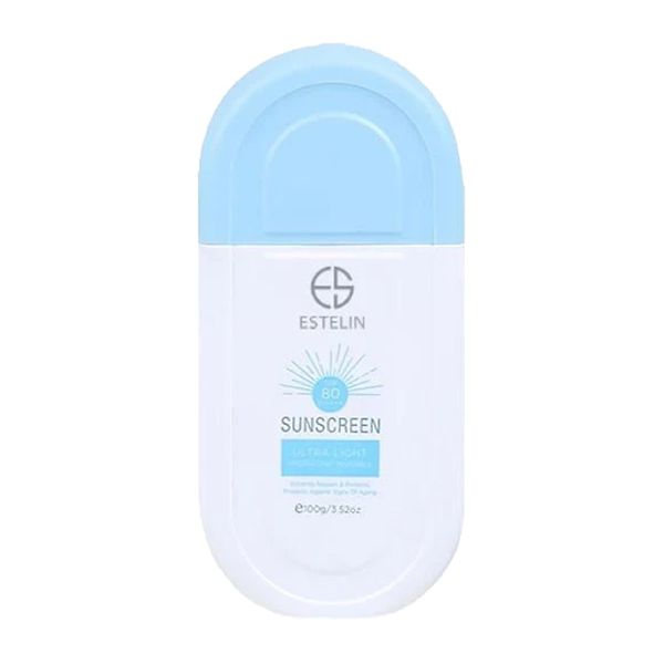 کرم ضد آفتاب بیرنگ استلین دارای 80 SPF مناسب انواع پوست حجم 100 میلی لیتر