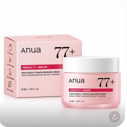 کرم مرطوب کننده هلو و نیاسینامید آنوا 77 مدل Peach 77 Niacin Enriched Cream حجم 50 میل