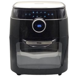 سرخ کن بدون روغن دی اس پی مدل KB2089 دارای محفظه گردون خوراکی و سیخ گردون جوجه