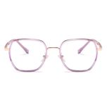 فریم عینک طبی چند ضلعی مدل TJ802C122P81 مناسب برای صورت گرد و بیضی