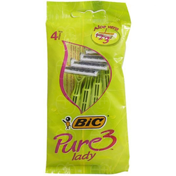 خود تراش بیک مدل Pure 3 Lady بسته 4 عددی