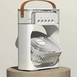 پنکه رومیزی -بخوردار (مه پاش)-زمان دار-چراغ دار-چند حالته