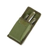 قاشق و چنگال سفری مدل YP-CHAGHODAR-KIFI مجموعه 3 عددی