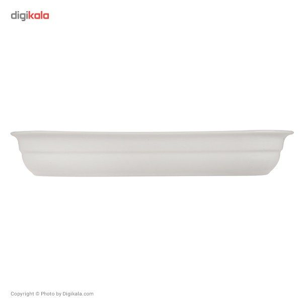 دیس چینی مستطیل لازانیا چینی زرین ایران سایز 40 درجه عالی