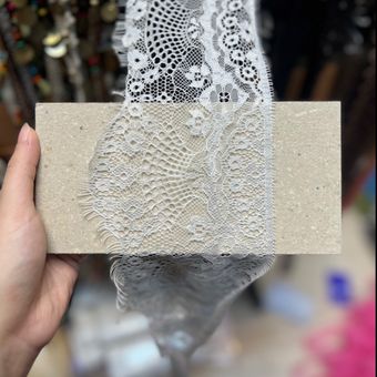 تور مژه ای پهن سفید 9 متری