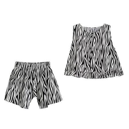 ست تاپ و شلوارک راحتی نوزادی مدل MDSS-CH3746