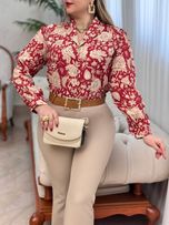 شومیز الیزه ماه گل 3003