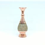 گلدان صراحی مس و خاتم 25 سانت هنر پارس