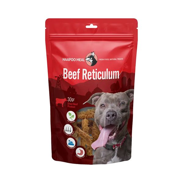 تشویقی سگ هاپومیل مدل نگاری گاو کد Beef Reticulum وزن 30 گرم