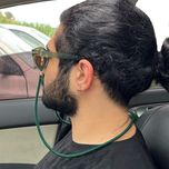 بند عینک سبز یشمی