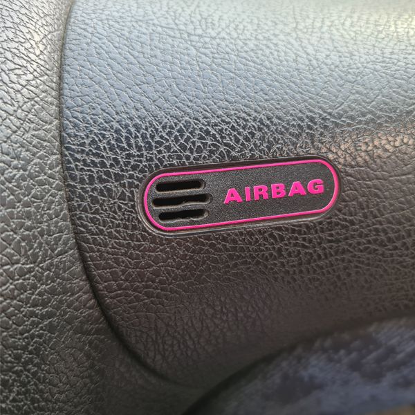 برچسب خودرو طرح ایربگ کد 10805F مناسب برای پژو 206