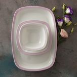 سرویس غذاخوری 27 پارچه 6 نفره چینی زرین ایران مدل Mon Belan