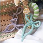 کلیپس مو زنانه مدل پاپیون دنباله دار