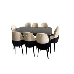 میز و صندلی ناهارخوری هانزو 8 نفره گالری آرشام 10 روز کاری تحویل میگردد