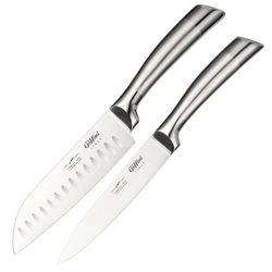 چاقو اشپزخانه جی فی نی کد G-2-SANTAKU مجموعه 2 عددی