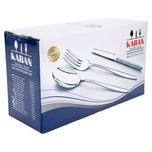 سرویس قاشق، چنگال و کارد استیل 146 پارچه 30 نفره کابان مدل 185