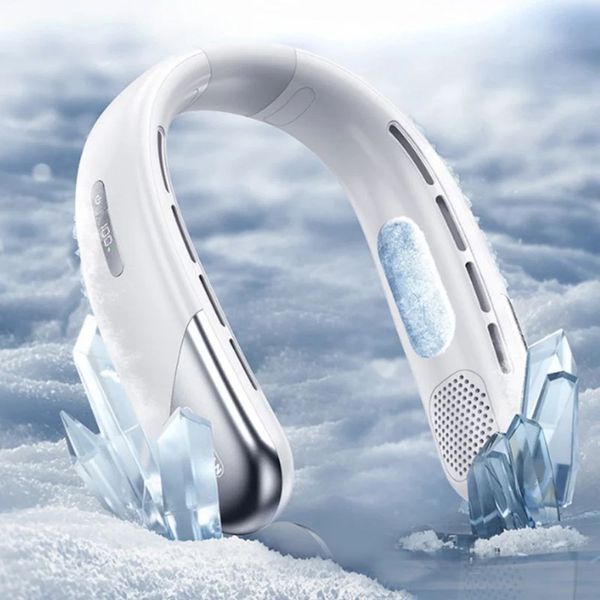 پنکه گردنی مدل Neck Cooling Fan 2026 ظرفیت 4000 میلی آمپر ساعت
