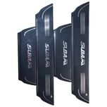 برچسب پارکابی خودرو امیران اسپرت طرح چرم کد 2025074 مناسب برای FMC SUBA مجموعه 4 عددی