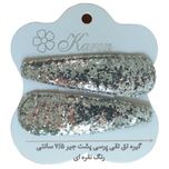 گیره مو زنانه مدل تق تقی پِرسی بسته 2 عددی*540