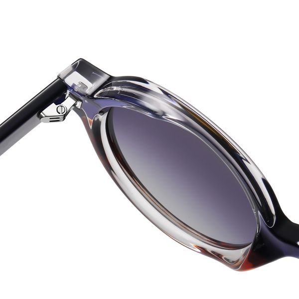 عینک آفتابی گرد پلاریزه آلبرت وگ مدل S31108C4 Acetate Avantgarde Visionary