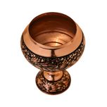 شکلات خوری مسی مدل تراش کد 22