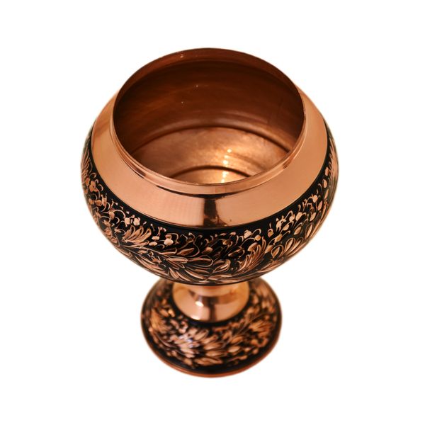 شکلات خوری مسی مدل تراش کد 22