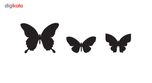 استیکر گوشی طرح the butterfly بسته 2 عددی